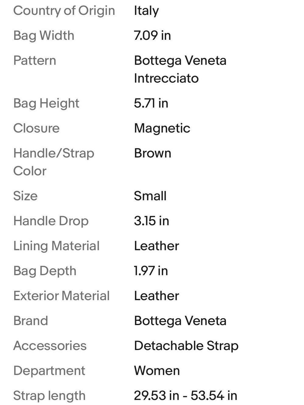 Bottega Veneta Dark Brown Intrecciato Top Handle Bag with Tortoiseshell Handle - Picture 6 of 6